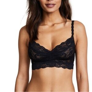 Cosabella Womens Never Say Never Sweetie Bralette Bra, Black, Medium